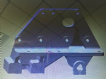 SZ970000737 Bracket SHAANXI copy OEM PHOTO COLOR