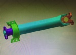 DZ92189315096 The shaft SHAANXI copy OEM PHOTO COLOR