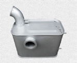 DZ93319540320 muffler SHAANXI copy OEM PHOTO COLOR